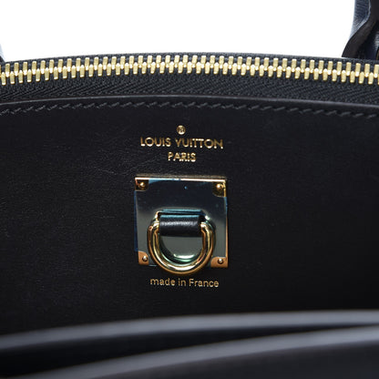 Louis Vuitton Calfskin City Steamer MM Vanilla Black 6 of 6