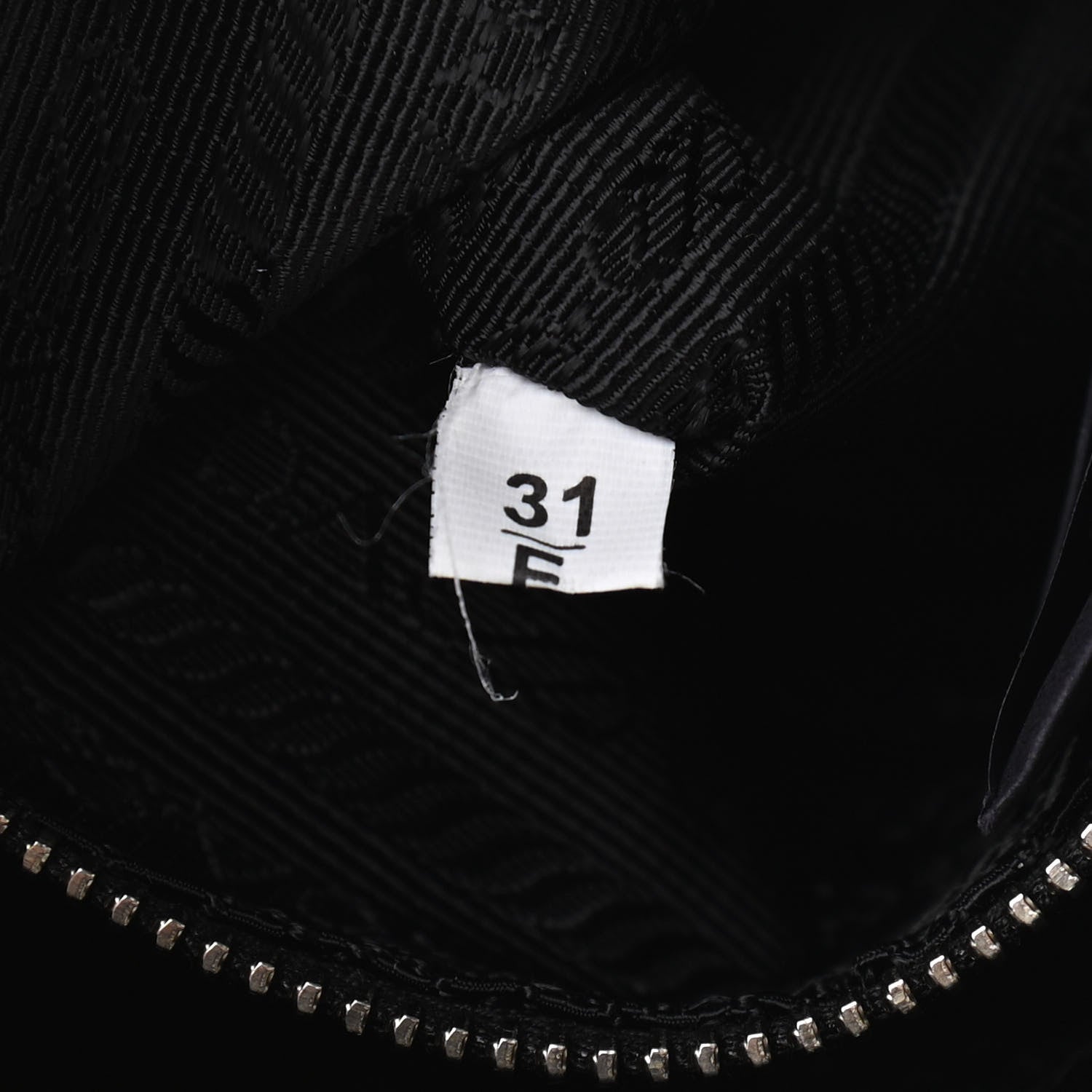 Prada Tessuto Nylon Soft Calfskin Shoulder Bag Black 7 of 10
