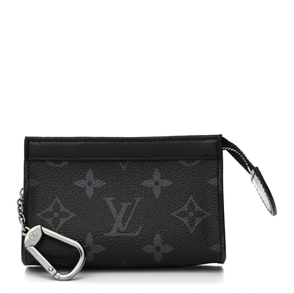Louis Vuitton Monogram Eclipse Key Pouch Voyage 1 of 8