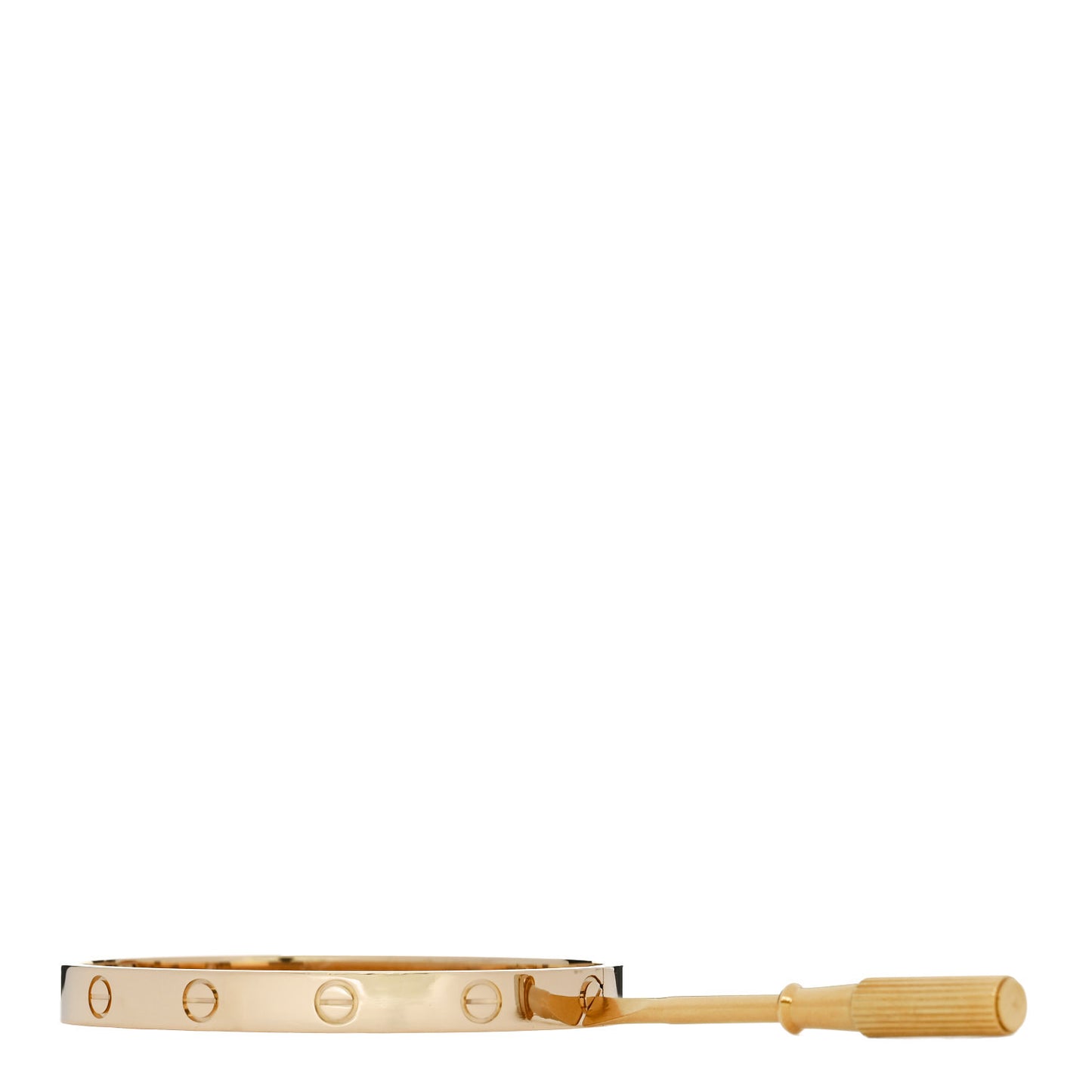 18K Yellow Gold LOVE Bracelet 17