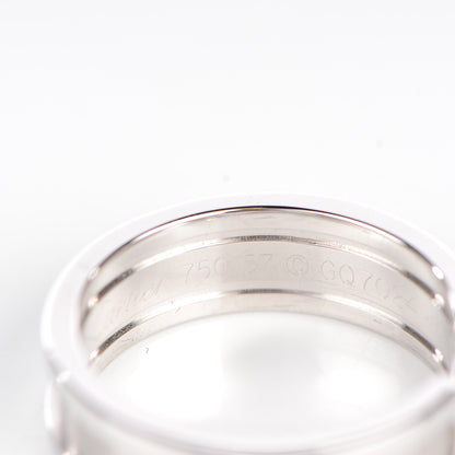 Cartier 18K White Gold 7mm C De Ring 57 8 5 of 7