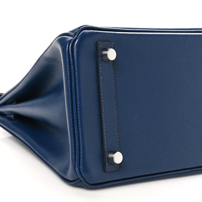 Hermes Epsom Birkin 25 Bleu De Malte 9 of 12