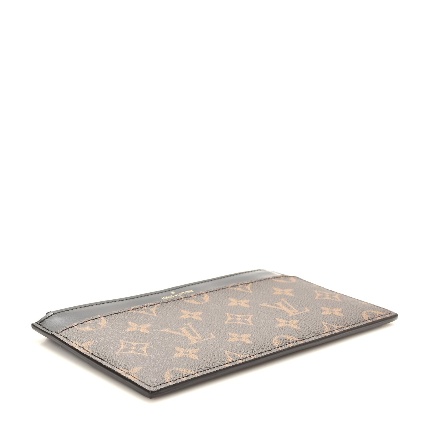 Monogram Slim Purse Black