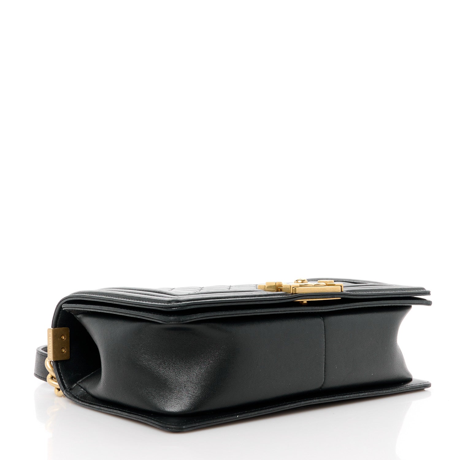 Chanel Lambskin Quilted Medium Boy Flap Black 4 of 10