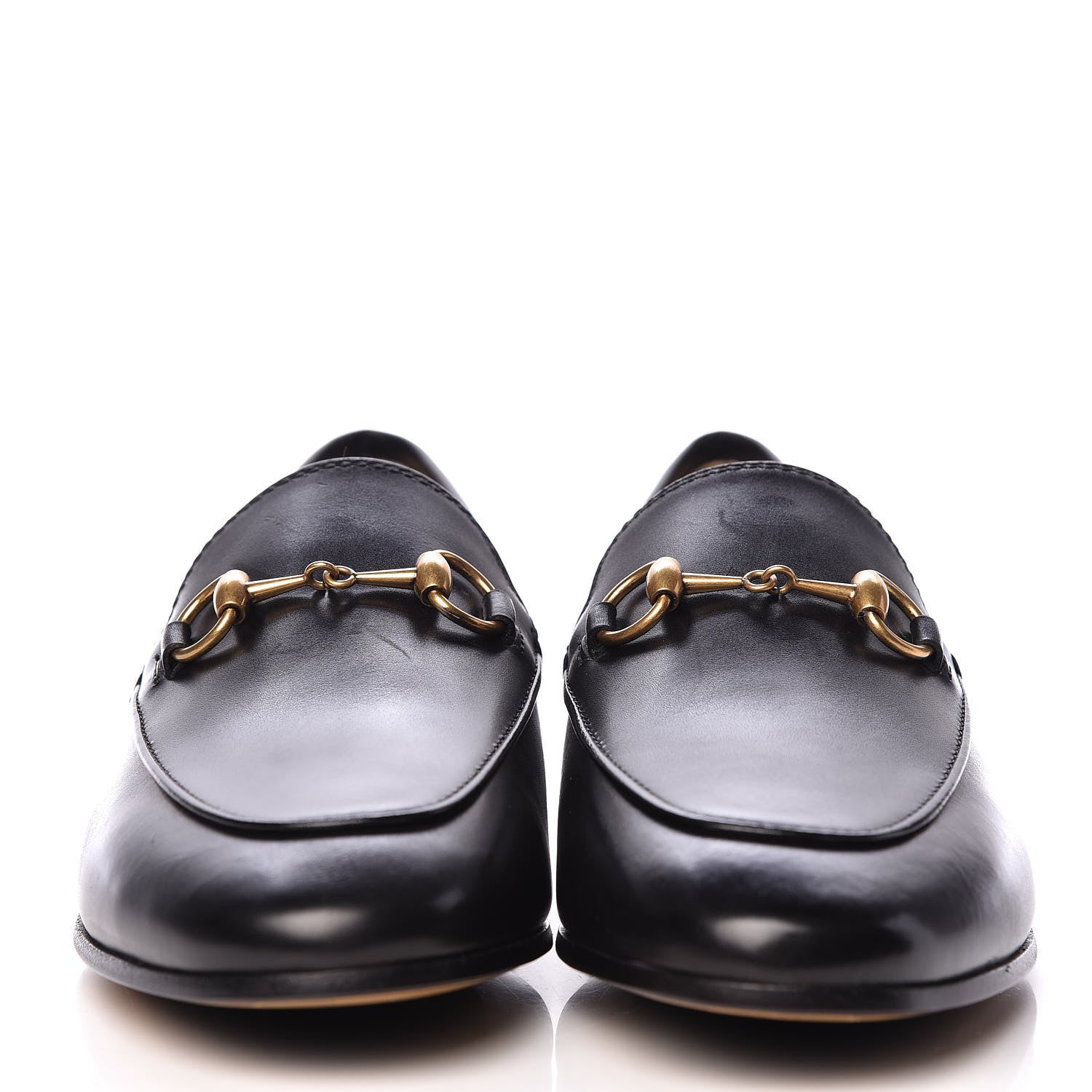 Gucci Calfskin Womens Jordaan Loafers 36 Black 4 of 20