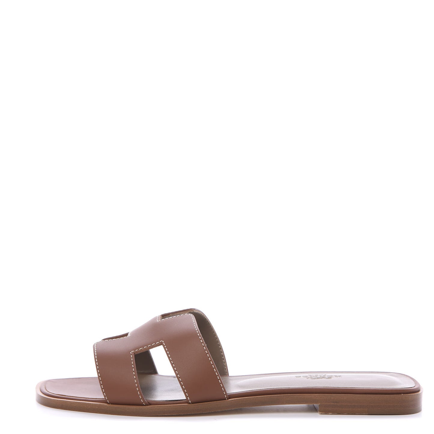 Box Calfskin Oran Sandals 38 Gold