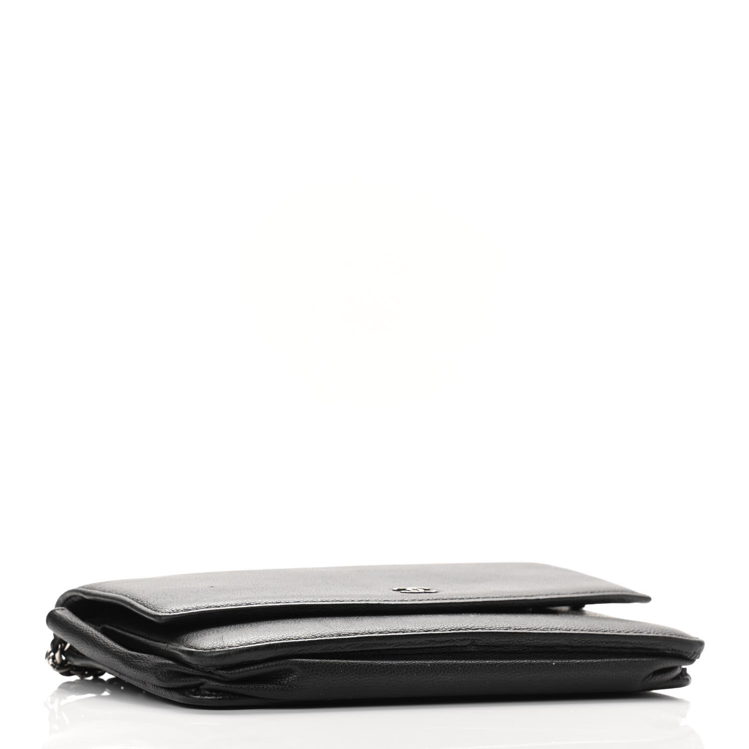 Chanel Caviar Sevruga Wallet On Chain WOC Black 4 of 13