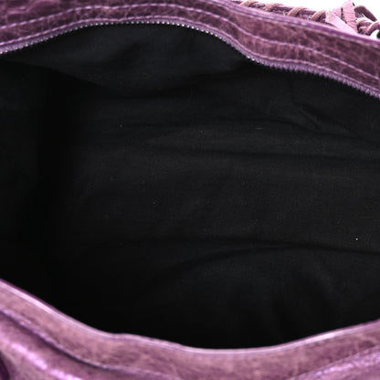 Balenciaga Agneau Classic Hardware City Metallic Purple 6 of 12