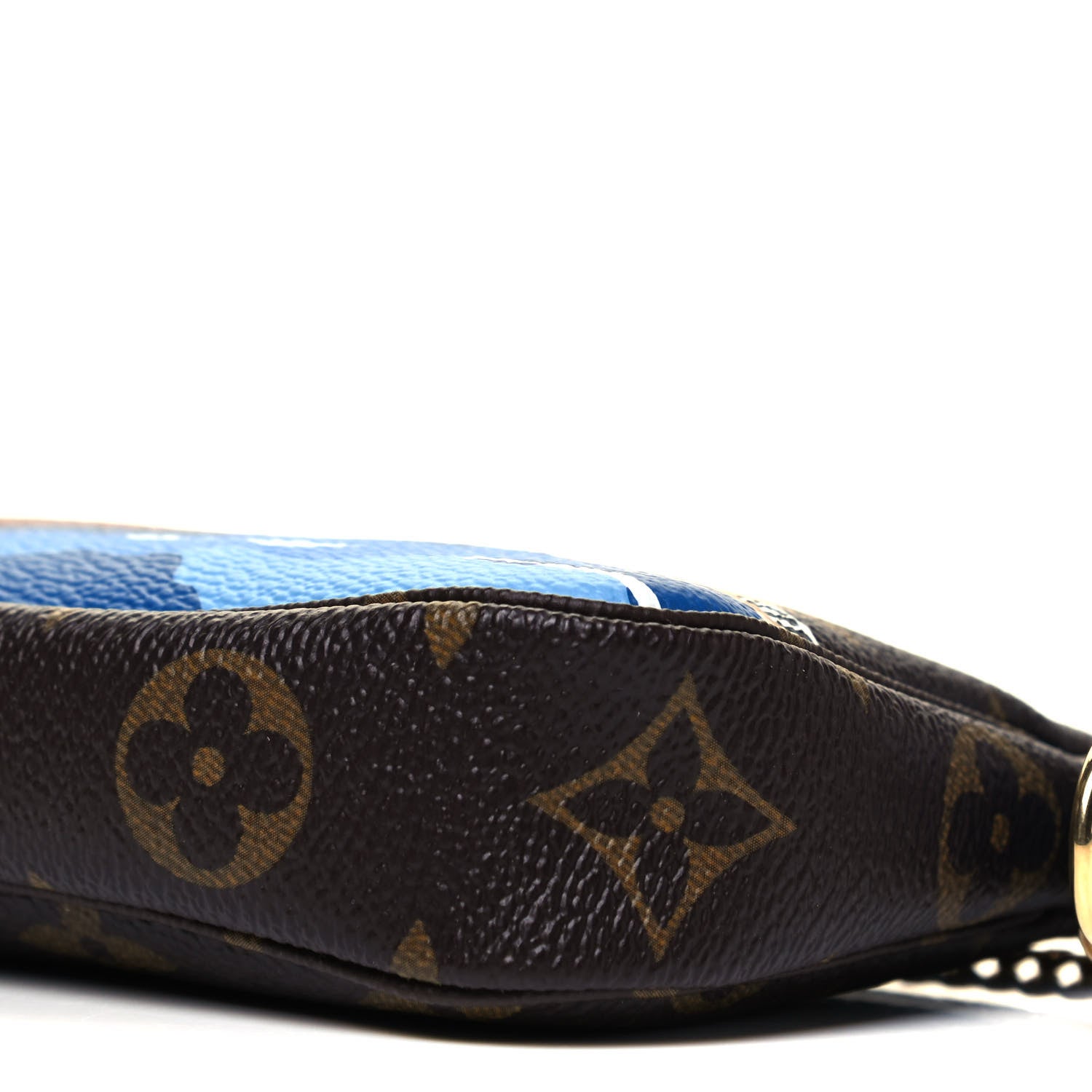 Louis Vuitton Monogram 2019 Christmas Animation Mini Venice Pochette Accessories Blue 9 of 9