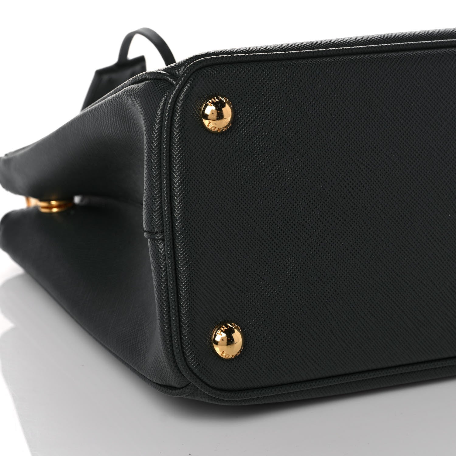 Prada Saffiano Small Galleria Double Zip Tote Smeraldo 8 of 9