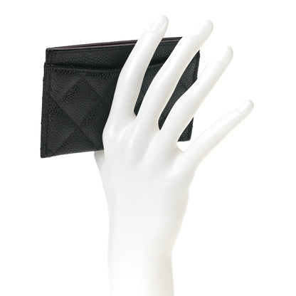 Chanel Caviar Quilted Card Holder Black 2 of 9