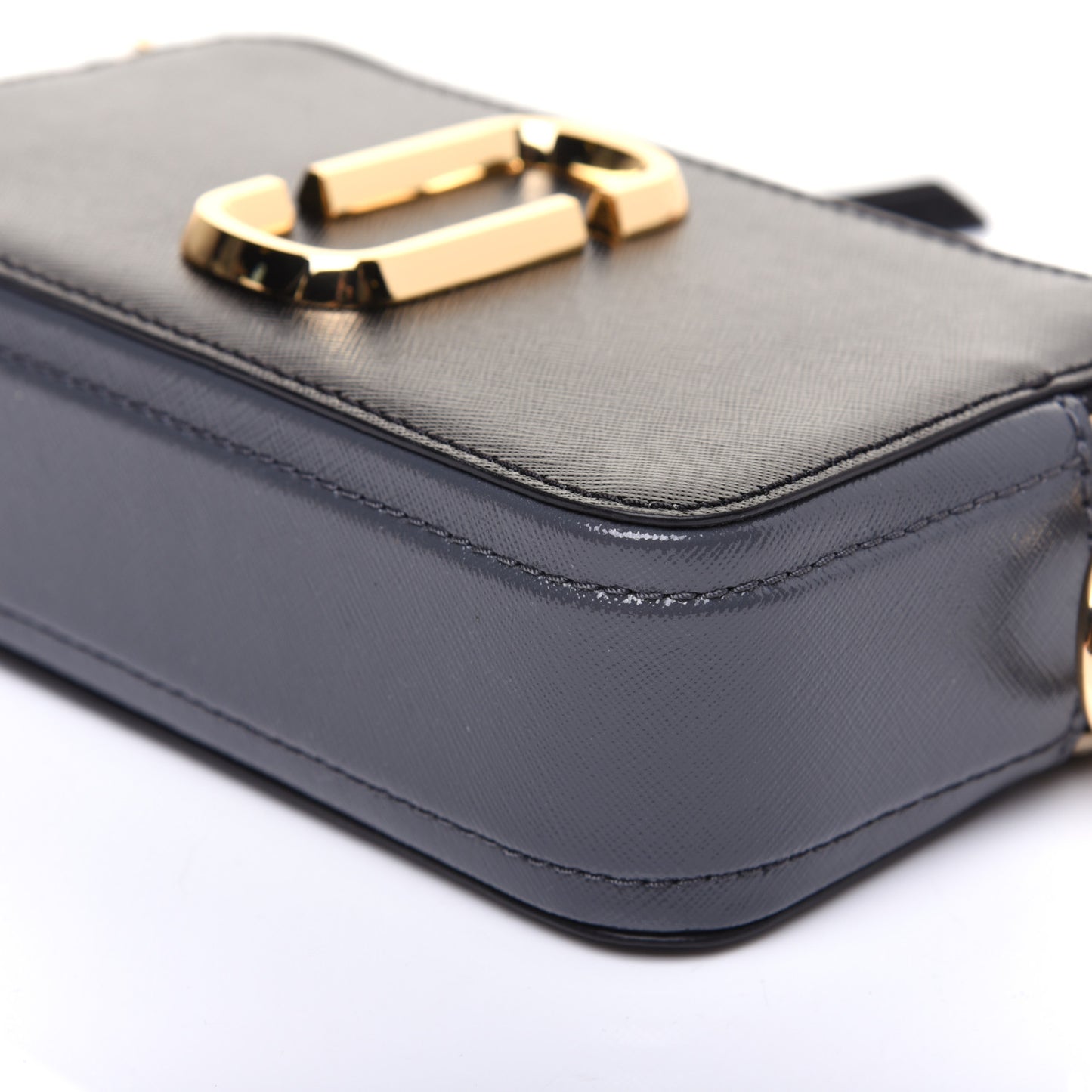 Saffiano Small Snapshot Camera Bag Black