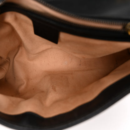 Gucci Calfskin Matelasse Small GG Marmont Shoulder Bag Black 5 of 11