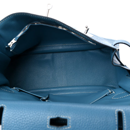 Hermes Taurillon Clemence Jypsiere 31 Blue Jean 5 of 17