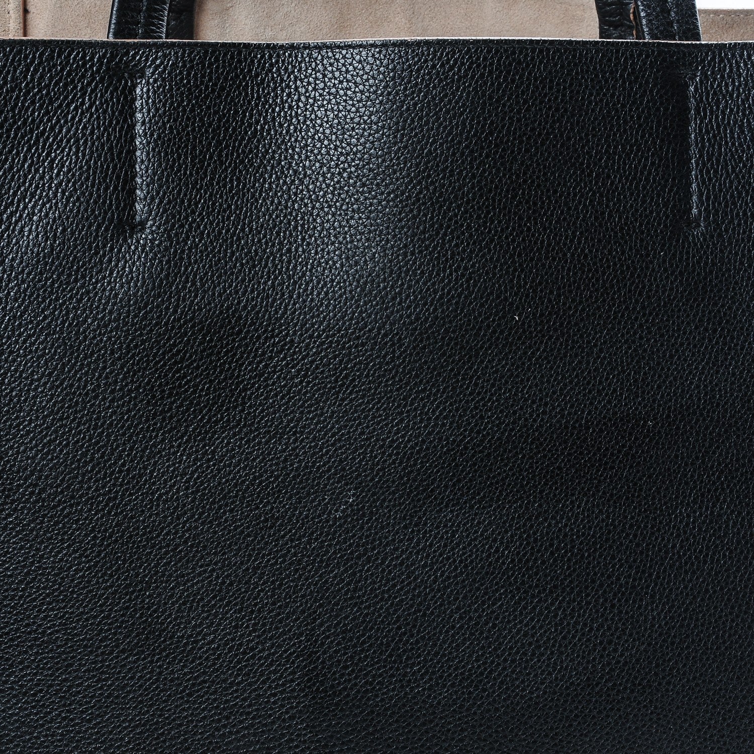 Celine Grained Calfskin Medium Horizontal Cabas Phantom Black 9 of 9