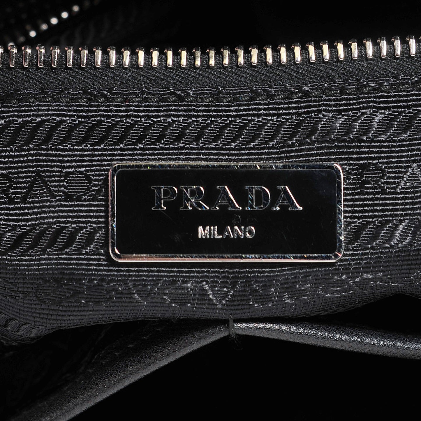 Nylon Vela Baby Bag Black