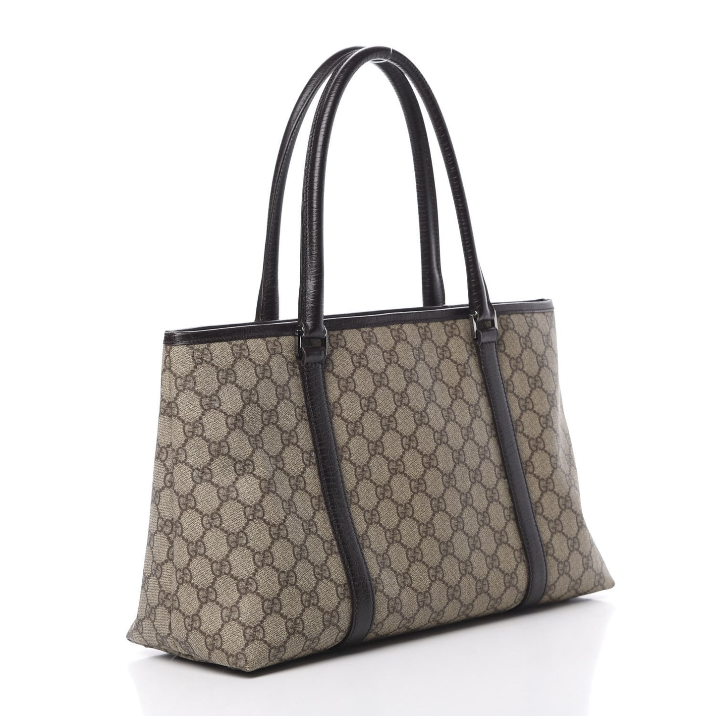 GG Plus Monogram Medium Joy Tote Dark Brown