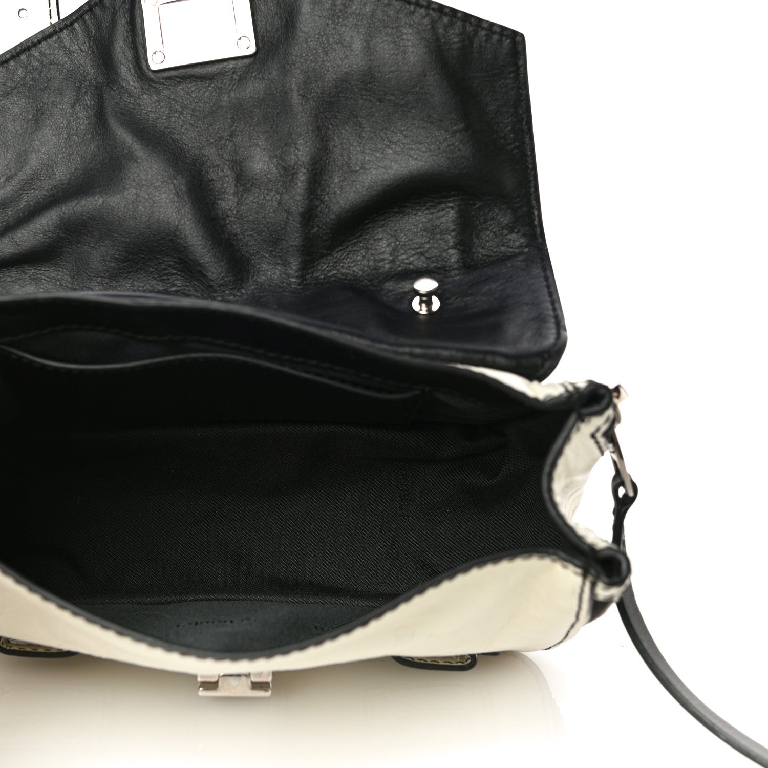 Proenza Schouler Crinkled Calfskin PS1 Mini Zip Crossbody White 6 of 17