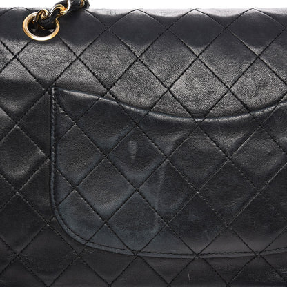 Chanel Lambskin Quilted Medium Double Flap Black 15 of 21