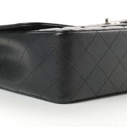 Chanel Caviar Quilted Jumbo Single Flap Black 9 of 11