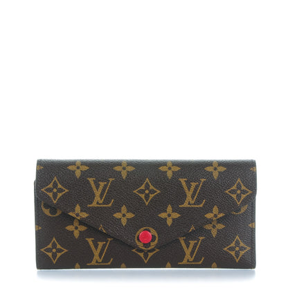 Louis Vuitton Monogram Josephine Wallet Red 1 of 8
