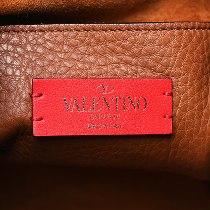 Valentino Garavani Grained Calfskin Rockstud Small Bucket Bag Selleria 6 of 9