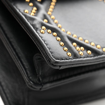Christian Dior Lambskin Studded Vertical Diorama Black 10 of 10