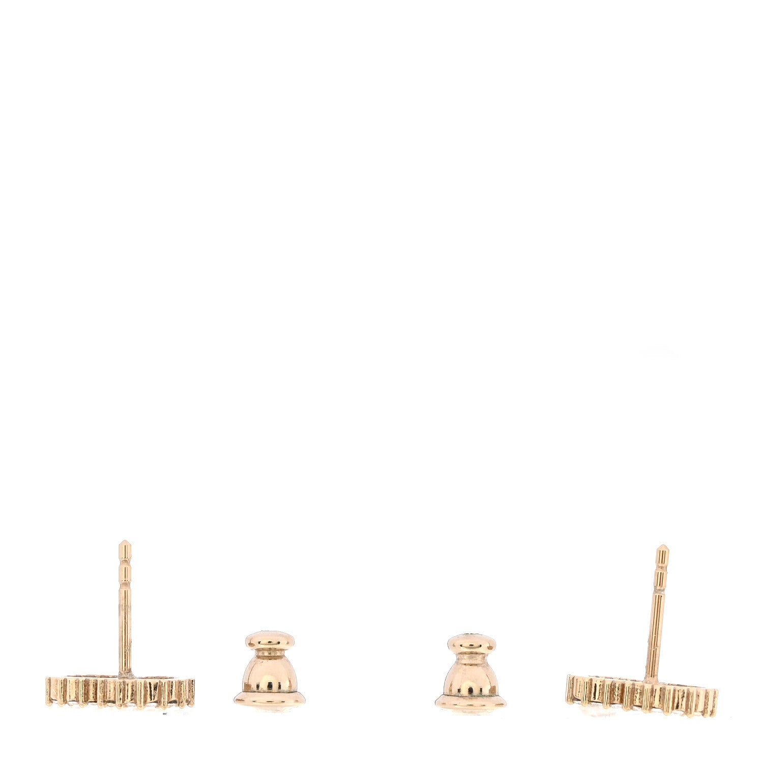 Christian Dior Crystal Clair D Lune Earrings Gold 3 of 3