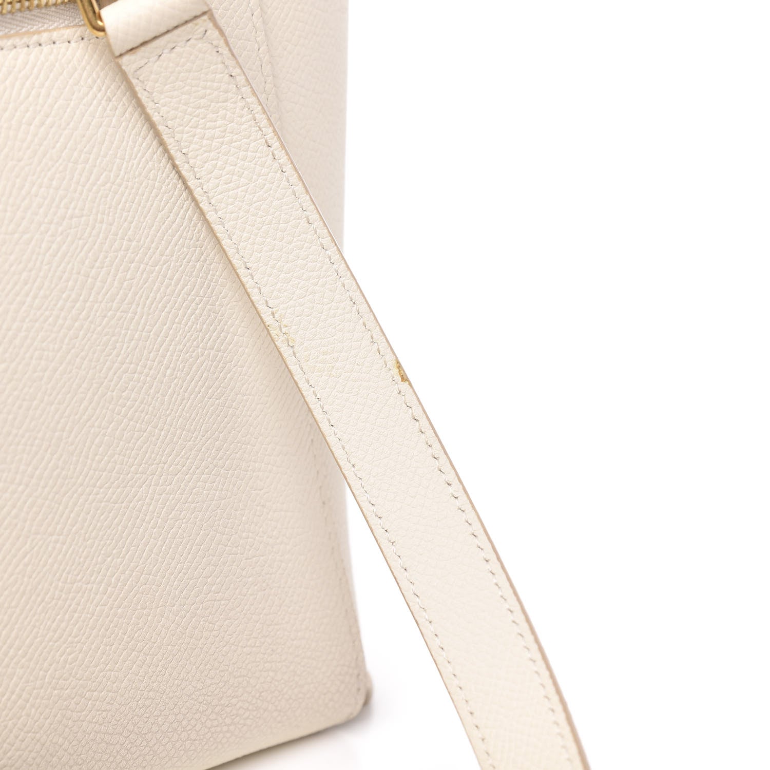 Celine Grained Calfskin Micro Belt Bag White 13 of 13