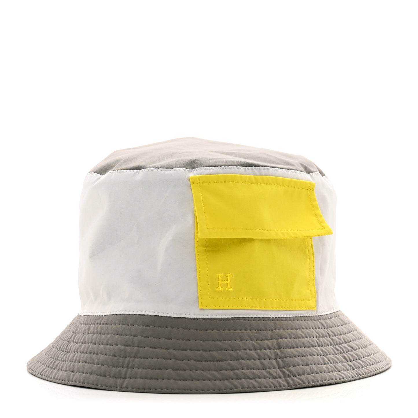 Technical Canvas Mens Ethan Bucket Hat 59 Vapeur Soufre Gravier