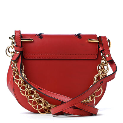 Chloe Calfskin Little Horses Embroidered Mini Drew Bijou Shoulder Bag Earthy Red 2 of 4