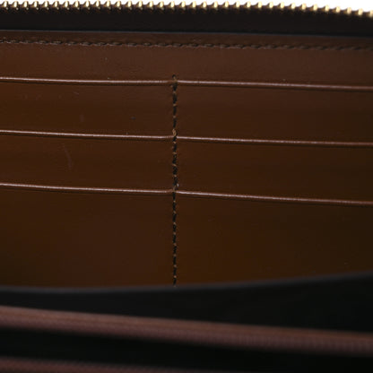 Gucci Plutone Calfskin Logo Zip Around Wallet Cuir 12 of 13