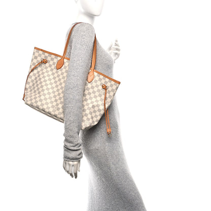 Louis Vuitton Damier Azur Neverfull MM 2 of 10