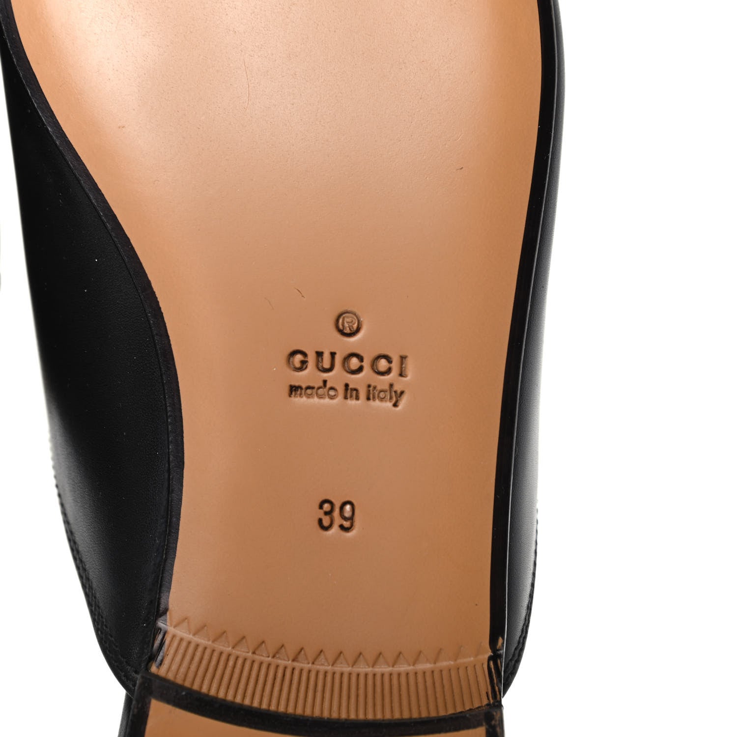 Gucci Calfskin Crystal Tiger Embroidered Princetown Slippers 39 Black 8 of 9