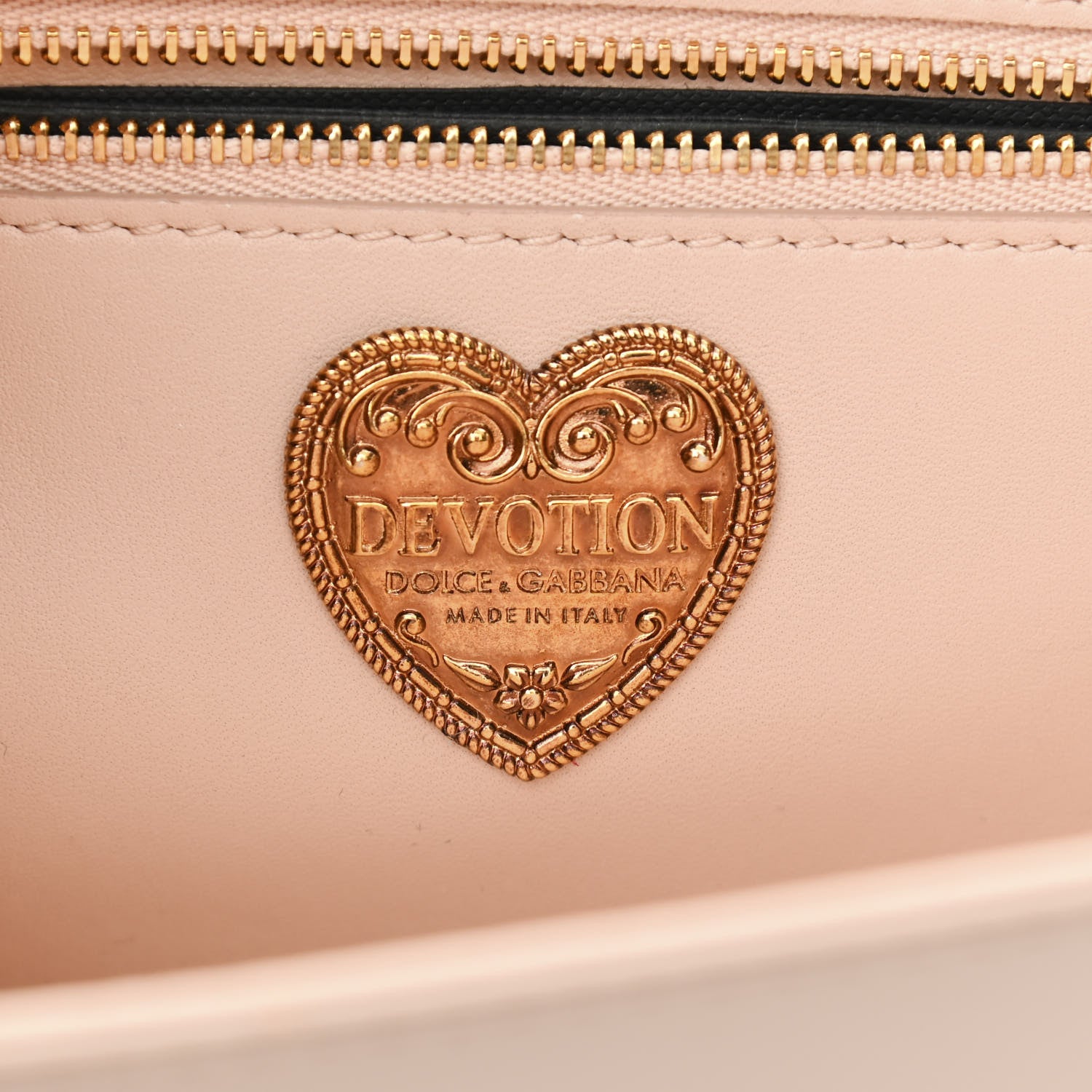 Dolce & Gabbana Calfskin Medium Devotion Crossbody Bag Cipria 6 of 10