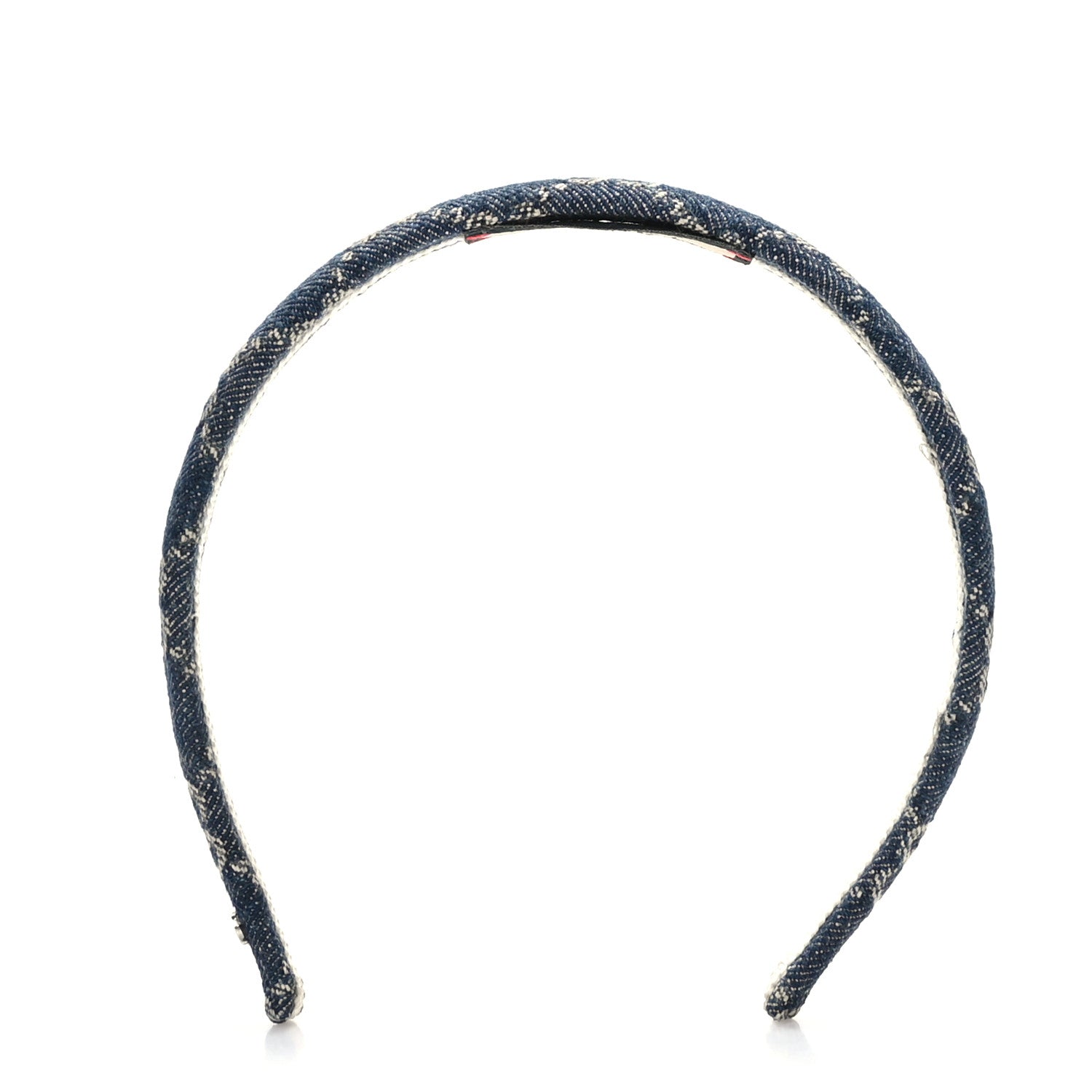Gucci Denim Monogram Headband 1 of 7