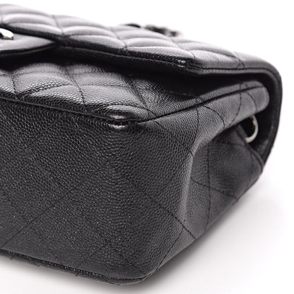 Chanel Iridescent Caviar Quilted Mini Rectangular Flap Black 9 of 11