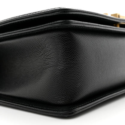 Chanel Caviar Quilted Medium Boy Flap Black 9 of 11
