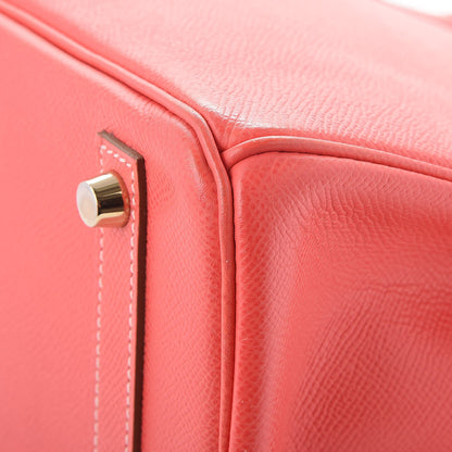 Hermes Epsom Candy Birkin 30 Rose Jaipur Gold 11 of 14