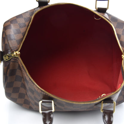Louis Vuitton Damier Ebene Speedy Bandouliere 35 5 of 17