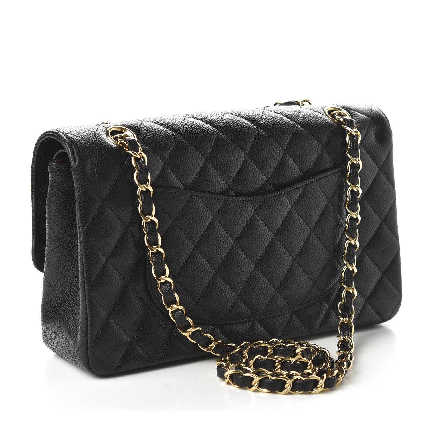 Chanel Caviar Quilted Medium Double Flap Black 3 of 11