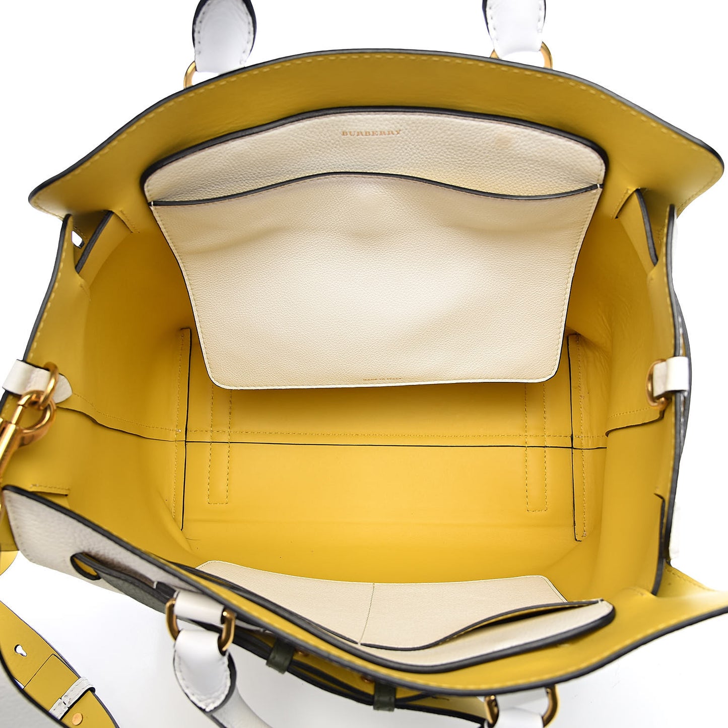Soft Grain Calfskin Medium Belt Bag Chalk White