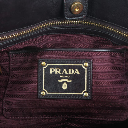 Prada Tessuto Nylon Gaufre Tote Bordeaux 6 of 8