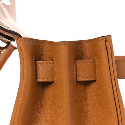 Hermes Evercolor Verso Kelly Retourne 28 Caramel Rose d'Ete 13 of 36