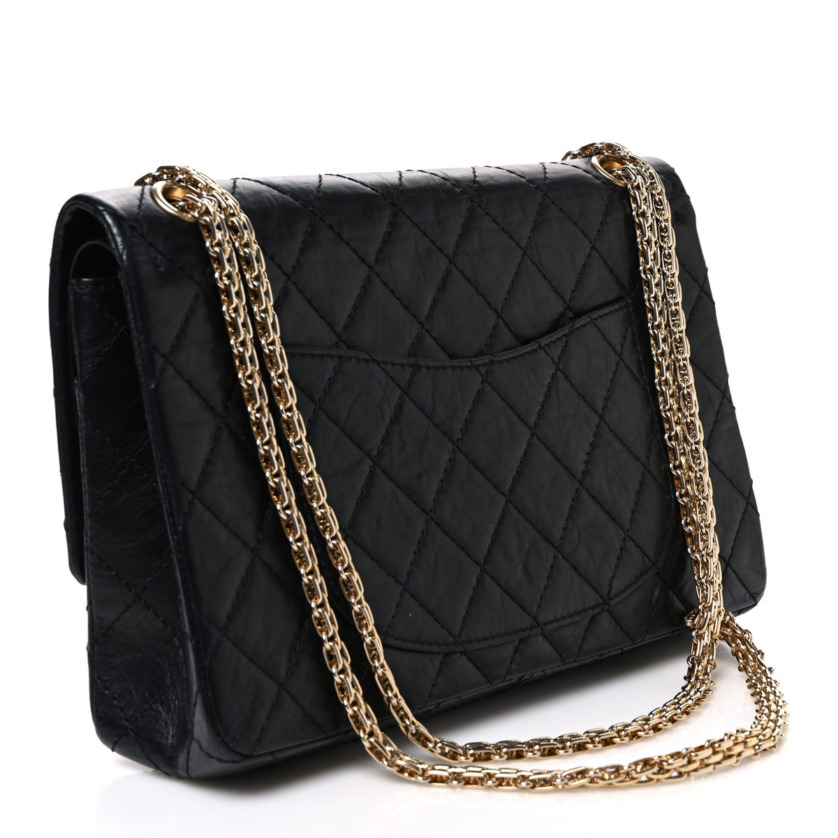 Chanel Aged Calfskin Quilted 50th Anniversary 2.55 Reissue 226 Flap Black 3 of 11