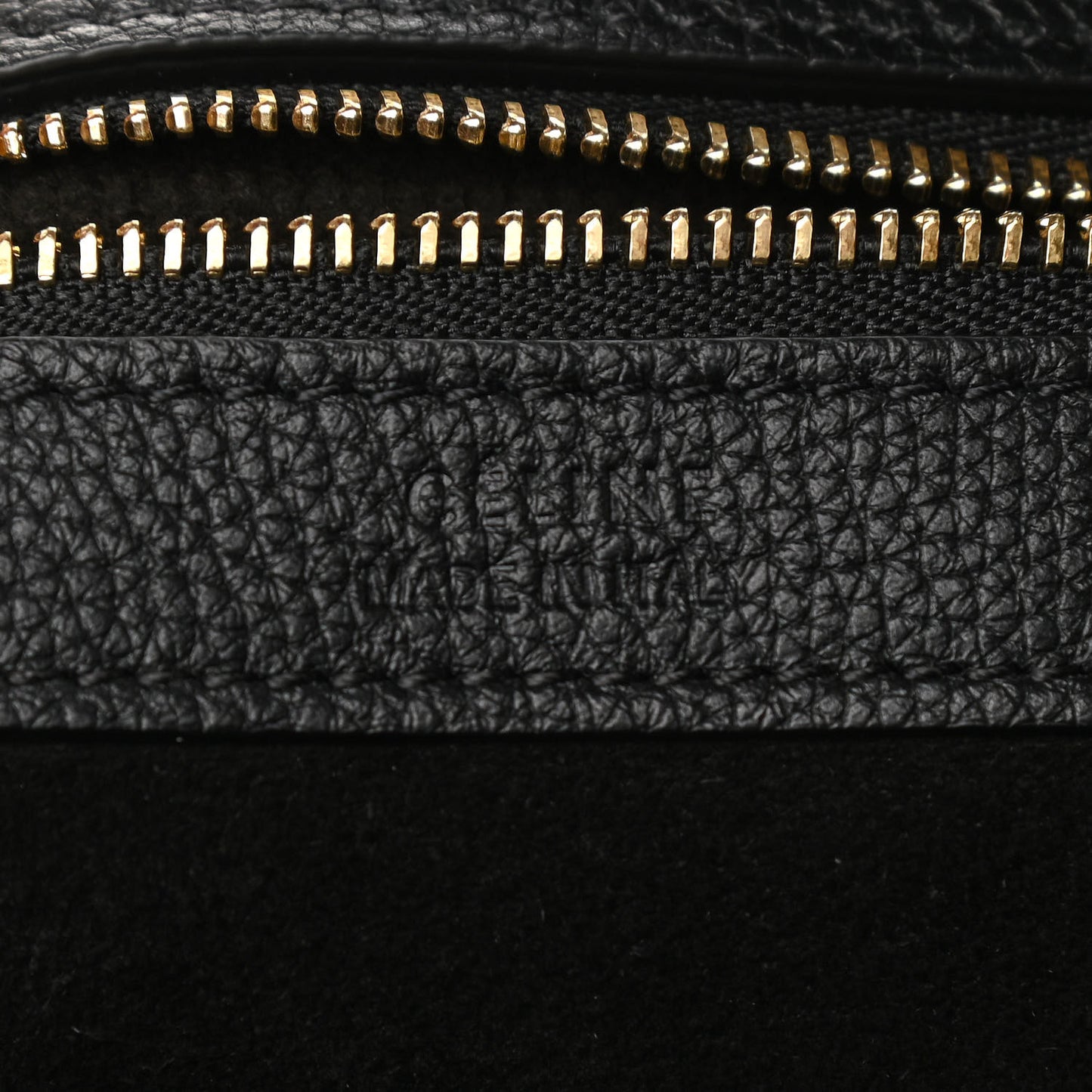 Soft Grained Calfskin Medium Belt Cabas Phantom Black