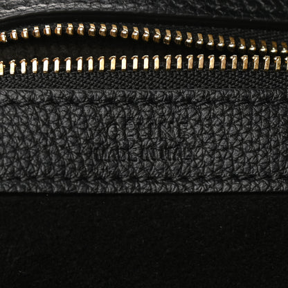 Celine Soft Grained Calfskin Medium Belt Cabas Phantom Black 6 of 11