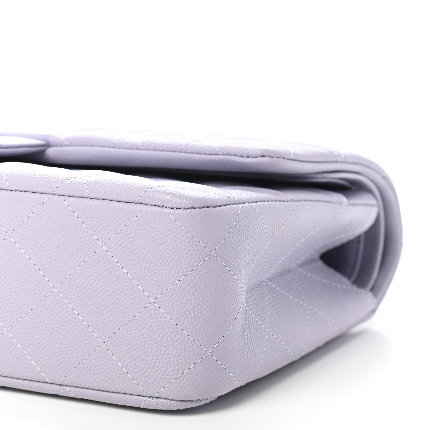 Chanel Caviar Quilted Medium Double Flap Light Purple 9 of 9