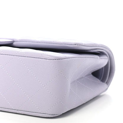 Chanel Caviar Quilted Medium Double Flap Light Purple 9 of 9