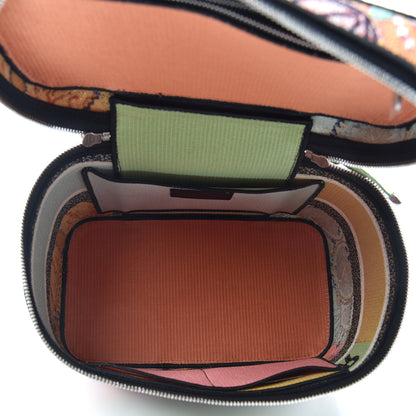 Christian Dior Canvas Embroidered Dior In Lights Diortravel Vanity Case Multicolor 5 of 7